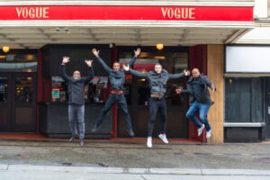 Actors jumping in Vancouver